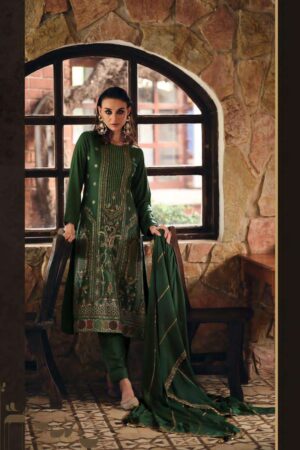 My Fashion Road Aiqa Rihana Pure Viscose Pashmina Latest Winter Suit | A – 2506