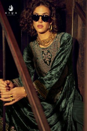 My Fashion Road Aiqa The Adams Partywear Style Designer Velvet Suit | A – 2106