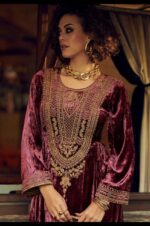 My Fashion Road Aiqa The Adams Partywear Style Designer Velvet Suit | A – 2102