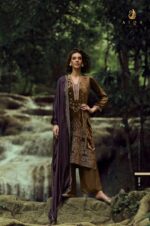 My Fashion Road Aiqa The Lady Of The Lake Latest Designer Velvet Partywear Dress | A – 1802