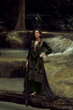 My Fashion Road Aiqa The Lady Of The Lake Latest Designer Velvet Partywear Dress | A – 1806