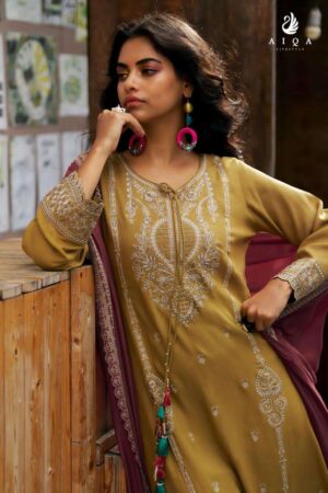 My Fashion Road Aiqa Weaves Exclusive Style Pashmina Latest Suit | A – 2512