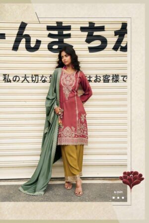 My Fashion Road Aiqa Weaves Exclusive Style Pashmina Latest Suit | A – 2509