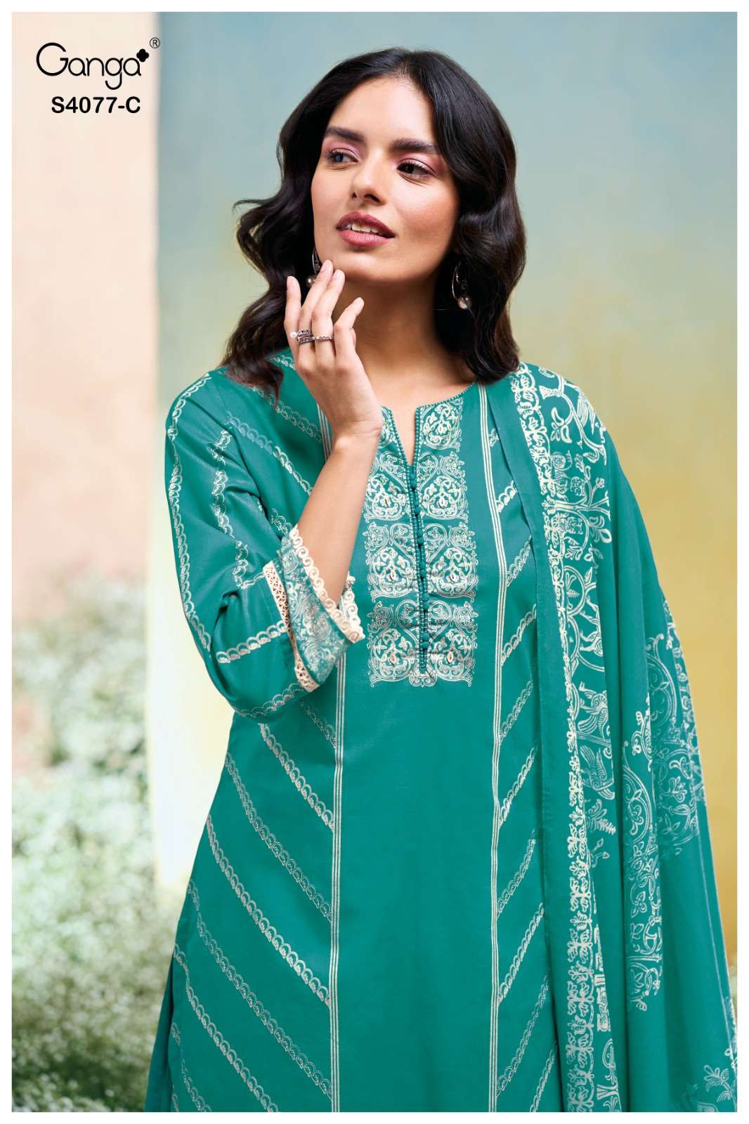 My Fashion Road Ganga Fashion Ceyoni Premium Wear Winter Collection Suit | S4077 – C My Fashion Road Ganga Fashion Ceyoni Premium Wear Winter Collection Suit | S4077 – C