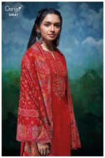 My Fashion Road Ganga Fashion Daniah Pure Pashmina Premium Suits | 4047