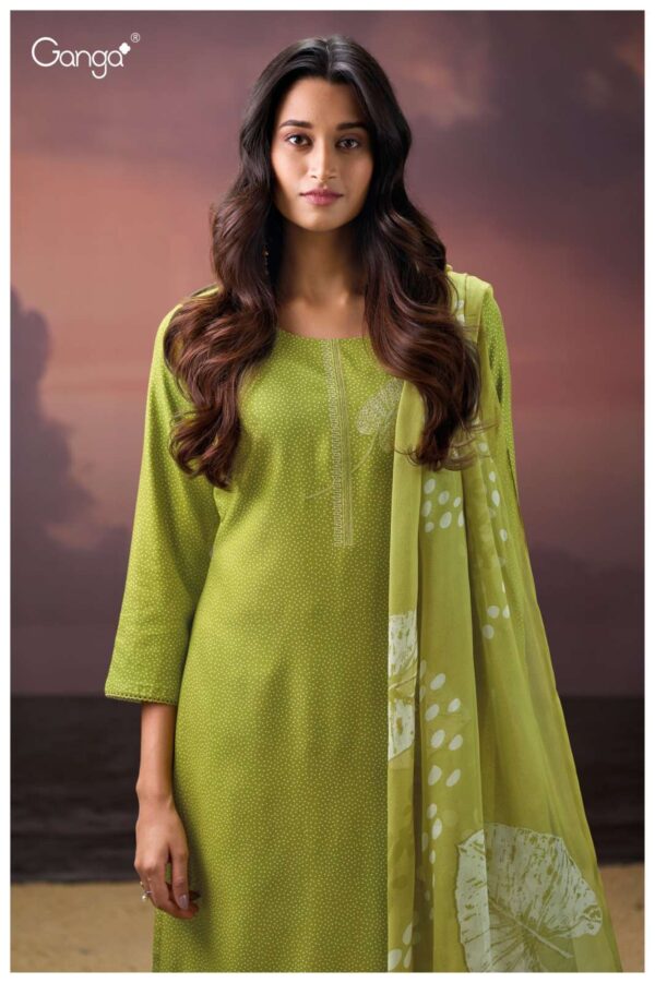 My Fashion Road Ganga Fashion Darcel Fancy Printed Winter Wear Suit | S3892 – A