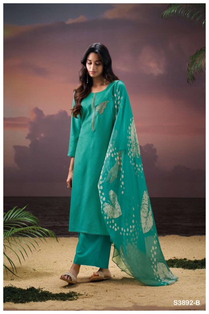 My Fashion Road Ganga Fashion Darcel Fancy Printed Winter Wear Suit | S3892 – B