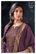 My Fashion Road Ganga Fashion Eelisi Premium Jacquard Silk Suit | S2936 – B