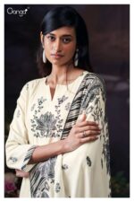 My Fashion Road Ganga Fashion Eleanor Pure Wool Pashmina Salwar Suit | S3786 – A My Fashion Road Ganga Fashion Eleanor Pure Wool Pashmina Salwar Suit | S3786 – A
