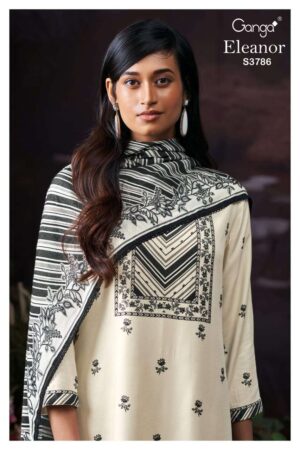 My Fashion Road Ganga Fashion Eleanor Pure Wool Pashmina Salwar Suit | S3786 – C