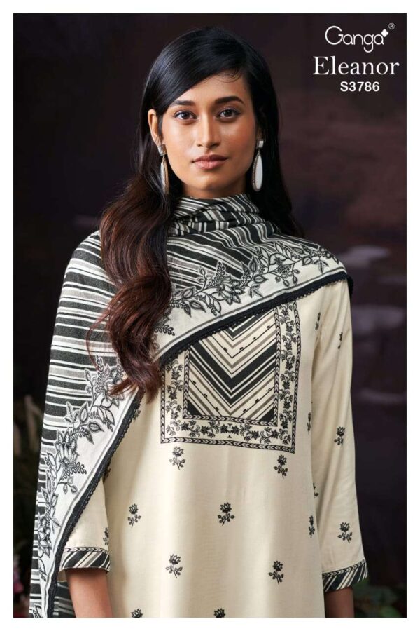 My Fashion Road Ganga Fashion Eleanor Pure Wool Pashmina Salwar Suit | S3786 – C