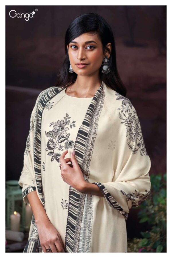 My Fashion Road Ganga Fashion Eleanor Pure Wool Pashmina Salwar Suit | S3786 – B