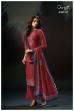 My Fashion Road Ganga Fashion Evani Winter Wear Pure Wool Pashmina Suit | S3971-C My Fashion Road Ganga Fashion Evani Winter Wear Pure Wool Pashmina Suit | S3971-C