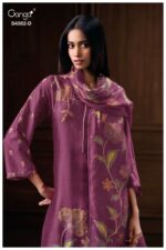 My Fashion Road Ganga Fashion Firanya Premium Designs Russian Silk Suit | S408-D