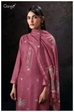 My Fashion Road Ganga Fashion Gehna Pure Wool Pashmina Ladies Suit | S3972-B