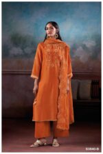 My Fashion Road Ganga Fashion Jaelina Pure Bemberg Silk Latest Suit | S3840-B My Fashion Road Ganga Fashion Jaelina Pure Bemberg Silk Latest Suit | S3840-B