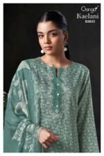 My Fashion Road Ganga Fashion Kaelani Printed Fancy Cotton Satin Suit | S3830-D