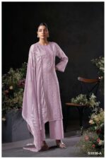 My Fashion Road Ganga Fashion Kaelani Printed Fancy Cotton Satin Suit | S3830-A