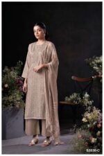 My Fashion Road Ganga Fashion Kaelani Printed Fancy Cotton Satin Suit | S3830-C My Fashion Road Ganga Fashion Kaelani Printed Fancy Cotton Satin Suit | S3830-C