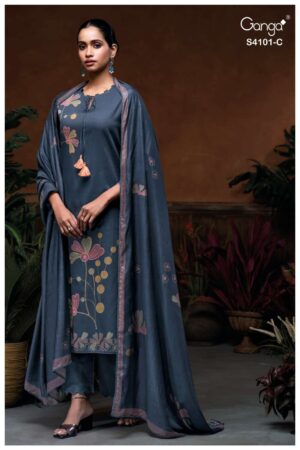 My Fashion Road Ganga Fashion Lysira Exclusive Fancy Ladies Suit | S4101 – C