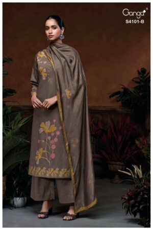 My Fashion Road Ganga Fashion Lysira Exclusive Fancy Ladies Suit | S4101 – B