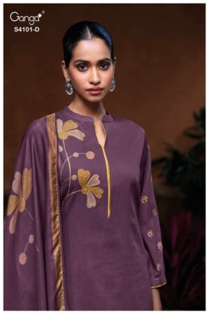My Fashion Road Ganga Fashion Lysira Exclusive Fancy Ladies Suit | S4101 – D