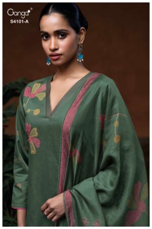 My Fashion Road Ganga Fashion Lysira Exclusive Fancy Ladies Suit | S4101 – A