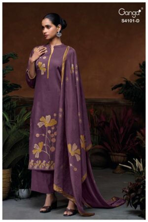 My Fashion Road Ganga Fashion Lysira Exclusive Fancy Ladies Suit | S4101 – D