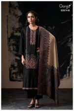 My Fashion Road Ganga Fashion Lysra Pure Pashmina Exclusive Winter Suit | S3974 – B