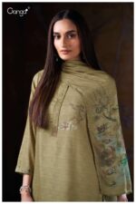 My Fashion Road Ganga Fashion Maitreyi Pure Wool Pashmina Winter Suit | S3862 – D My Fashion Road Ganga Fashion Maitreyi Pure Wool Pashmina Winter Suit | S3862 – D