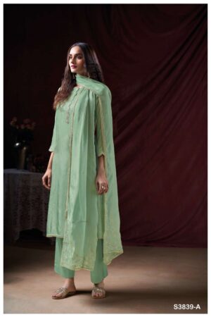 My Fashion Road Ganga Fashion Maysha Pure Bemberg Silk Latest Suit | S3839 – A