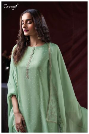 My Fashion Road Ganga Fashion Maysha Pure Bemberg Silk Latest Suit | S3839 – A