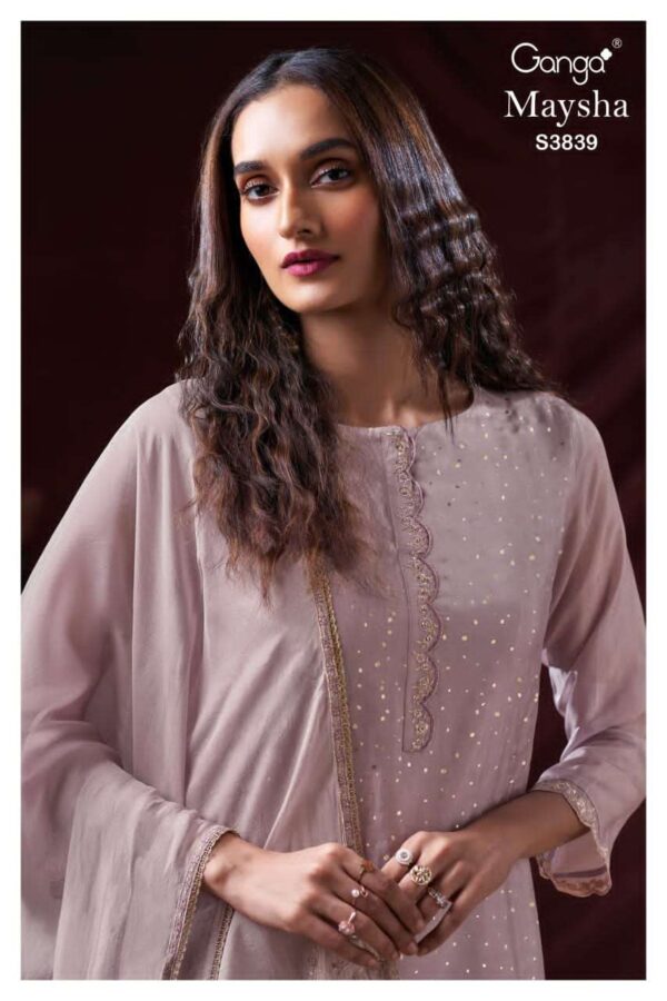 My Fashion Road Ganga Fashion Maysha Pure Bemberg Silk Latest Suit | S3839 – B