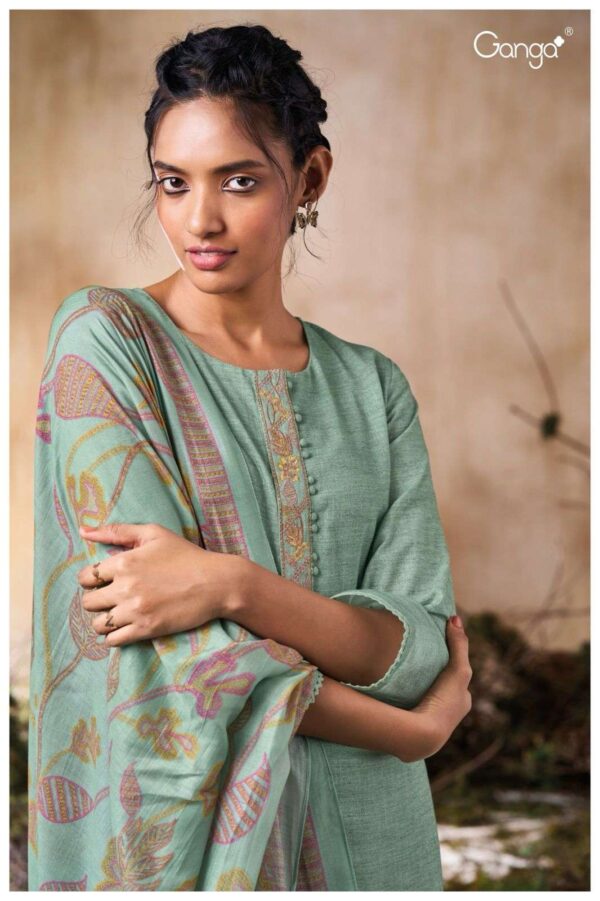 My Fashion Road Ganga Fashion Miakol Exclusive Linen Cotton Dress | S2862 – A