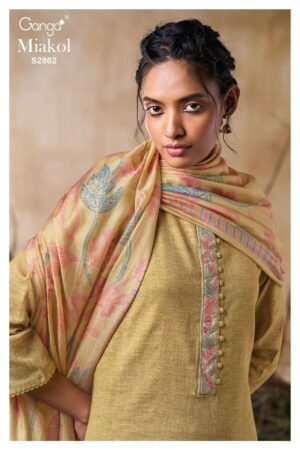 My Fashion Road Ganga Fashion Miakol Exclusive Linen Cotton Dress | S2862 – D