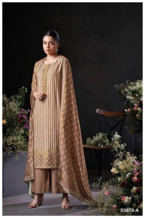 My Fashion Road Ganga Fashion Nirelle Winter Collection Pashmina Suit | S3878 – A