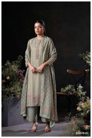 My Fashion Road Ganga Fashion Nirelle Winter Collection Pashmina Suit | S3878 – D