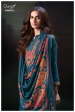 My Fashion Road Ganga Fashion Ulyssa Exclusive Wear Pashmina Suit | S4008-C