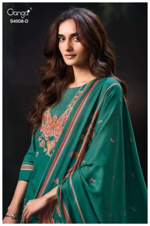 My Fashion Road Ganga Fashion Ulyssa Exclusive Wear Pashmina Suit | S4008-D