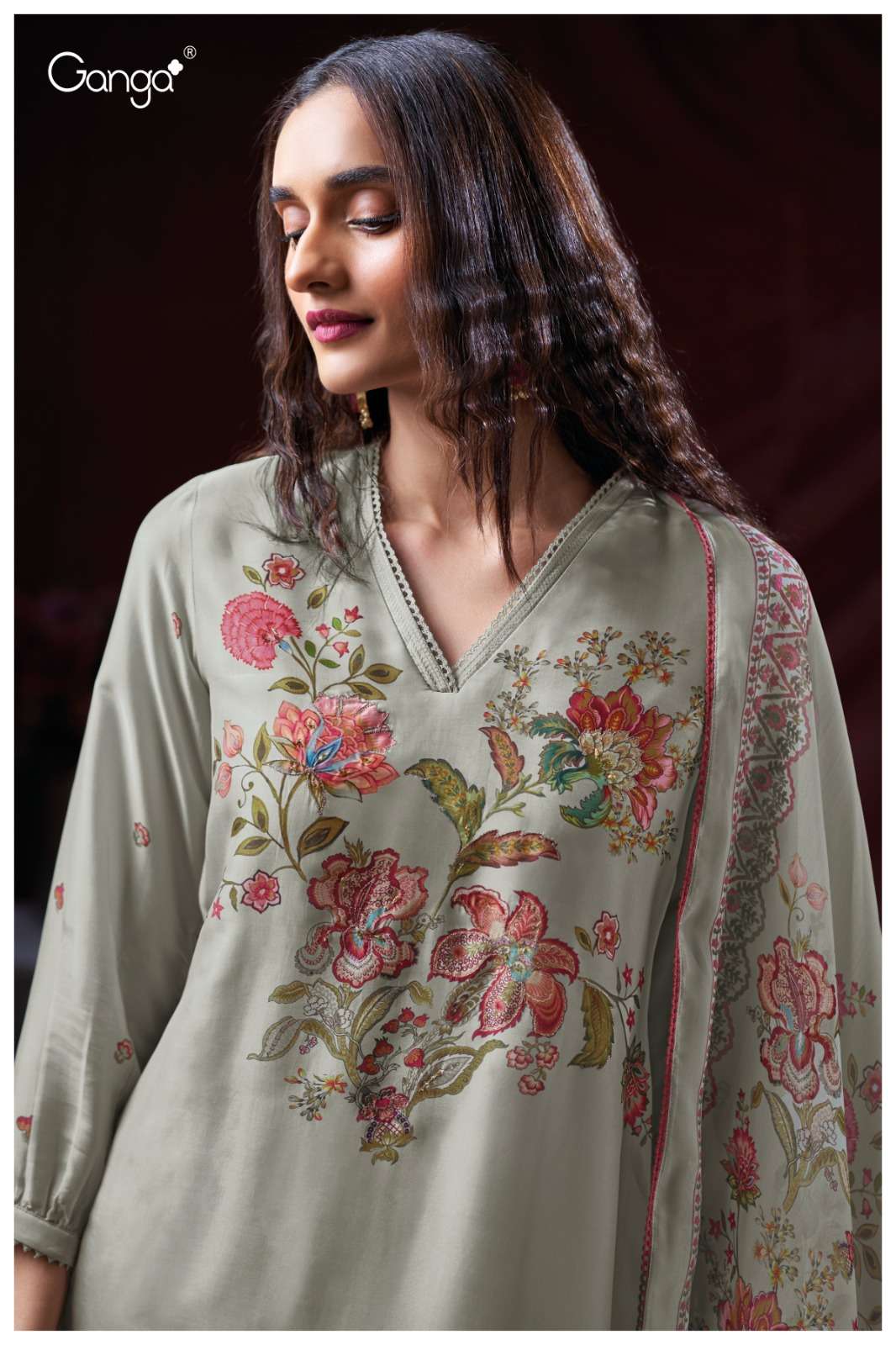 My Fashion Road Ganga Fashion Vama Winter Collection Pure Pashmina Suit | S4074 – B My Fashion Road Ganga Fashion Vama Winter Collection Pure Pashmina Suit | S4074 – B