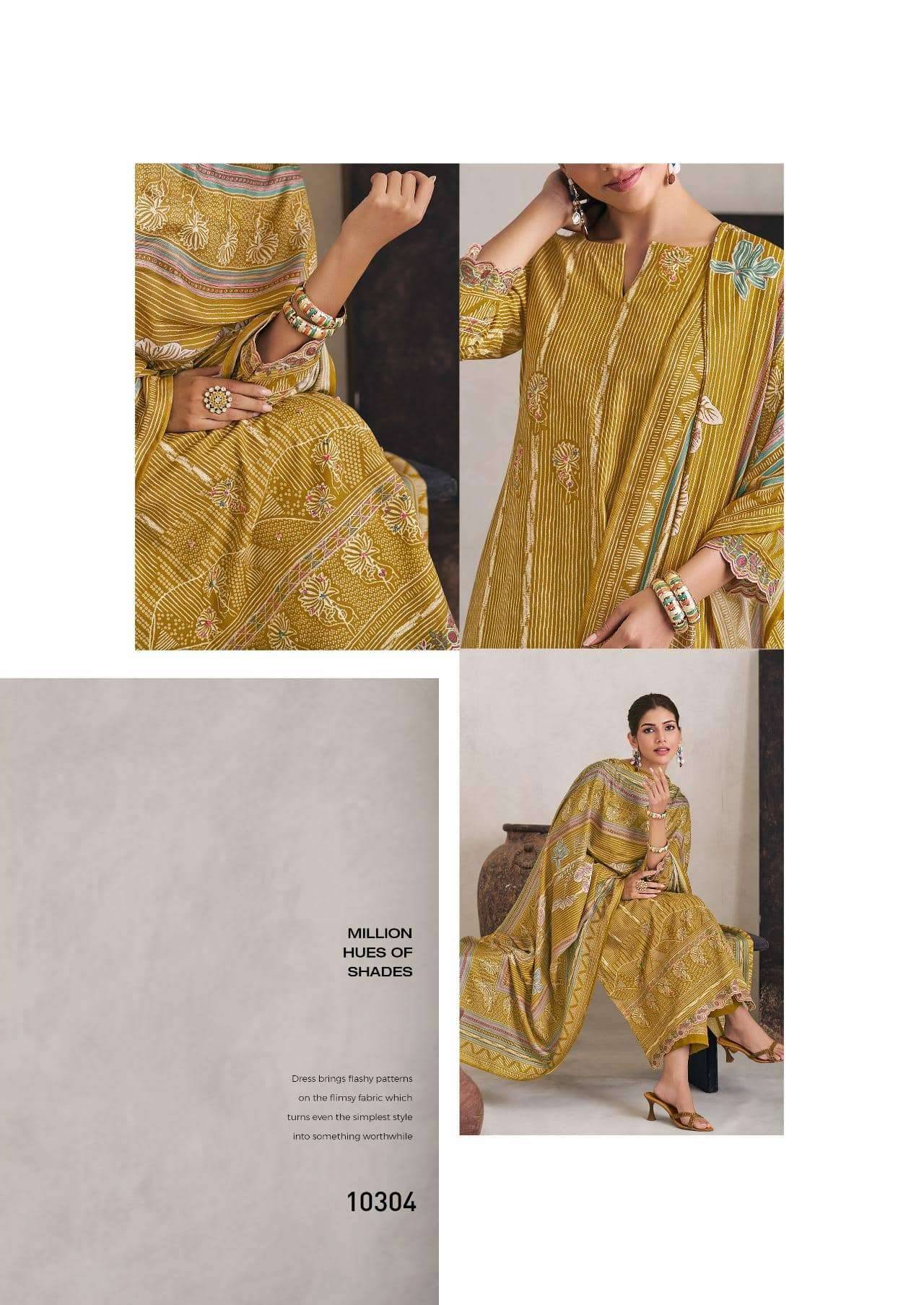 My Fashion Road Jay Vijay Hasrate Digital Printed Fancy Ladies Suit | 10304 My Fashion Road Jay Vijay Hasrate Digital Printed Fancy Ladies Suit | 10304