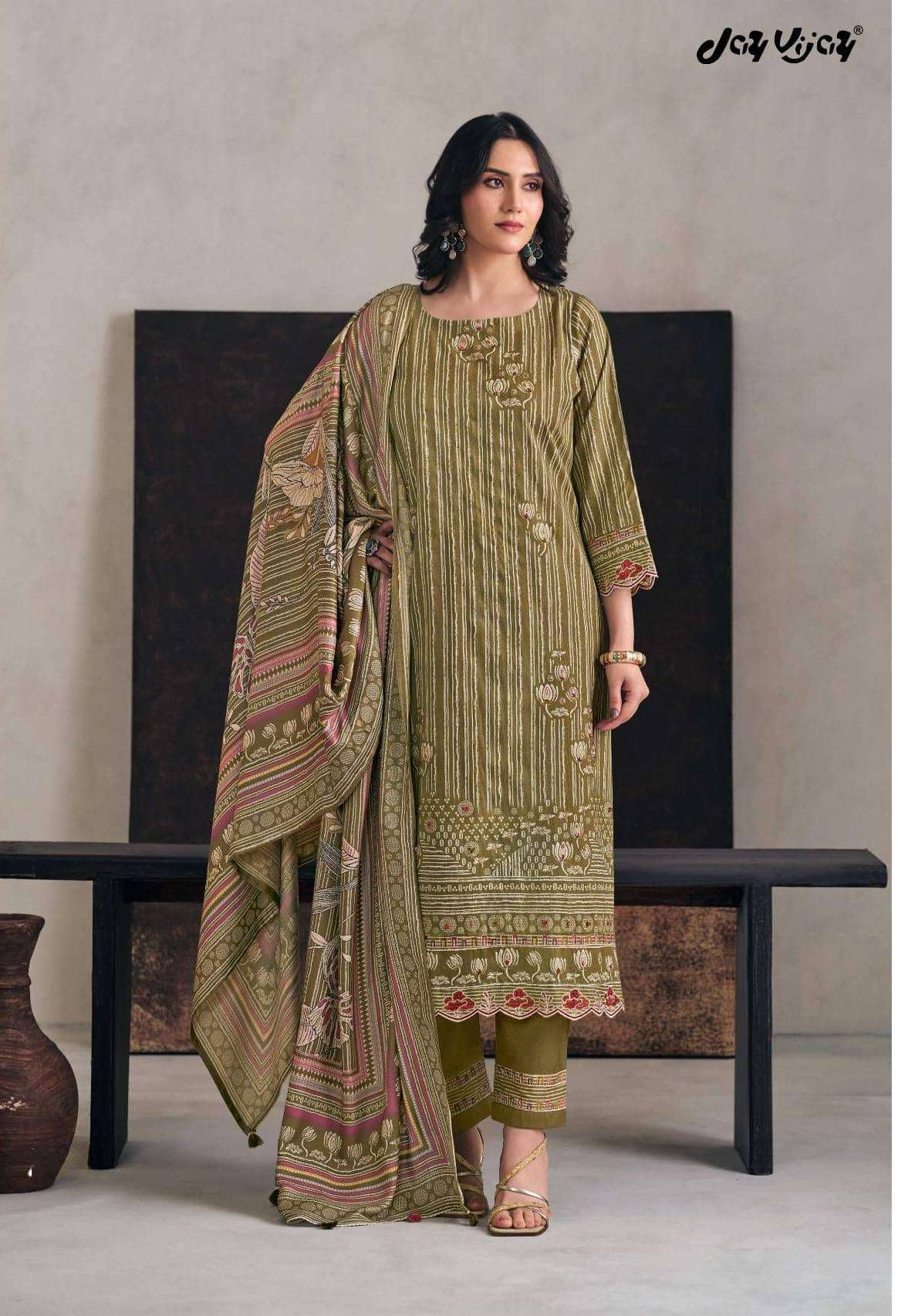 My Fashion Road Jay Vijay Hasrate Digital Printed Fancy Ladies Suit | 10305 My Fashion Road Jay Vijay Hasrate Digital Printed Fancy Ladies Suit | 10305