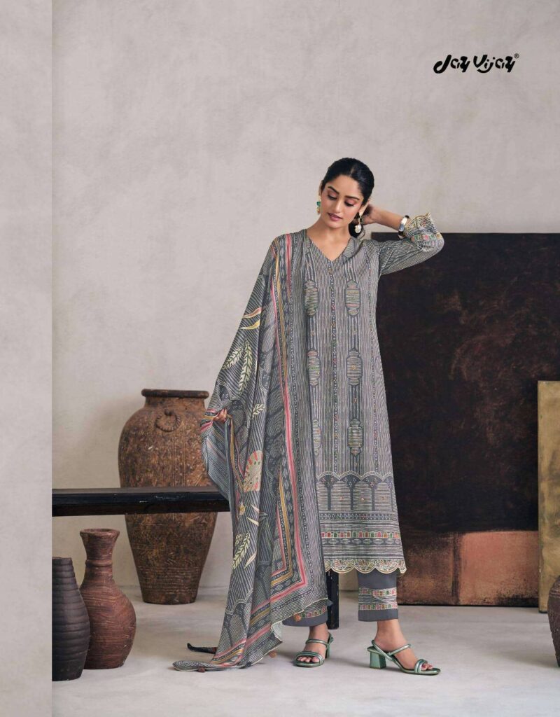 My Fashion Road Jay Vijay Hasrate Digital Printed Fancy Ladies Suit | 10306