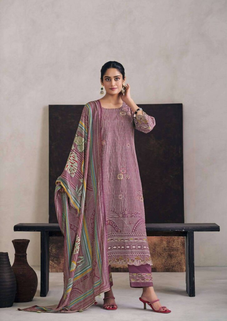 My Fashion Road Jay Vijay Hasrate Digital Printed Fancy Ladies Suit | 10301