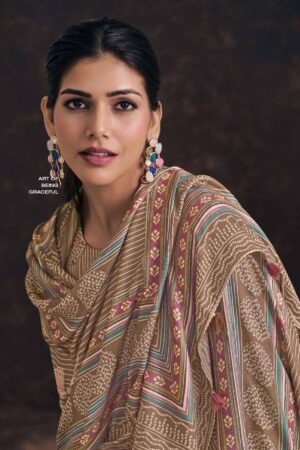 My Fashion Road Jay Vijay Hasrate Digital Printed Fancy Ladies Suit | 10302