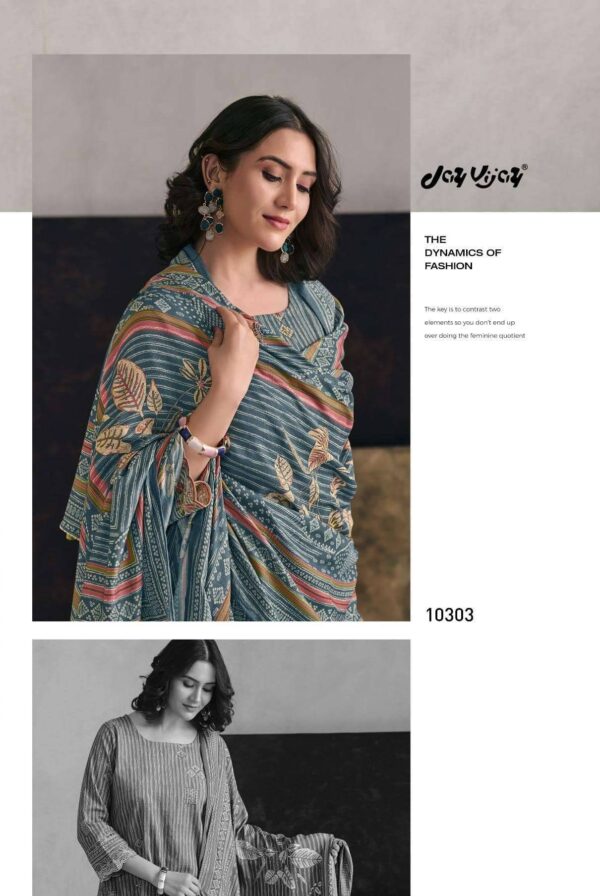 My Fashion Road Jay Vijay Hasrate Digital Printed Fancy Ladies Suit | 10303