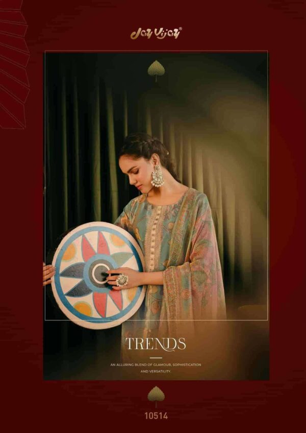 My Fashion Road Jay Vijay Jagmag Exclusive Jacquard Designs Latest Suit | 10514