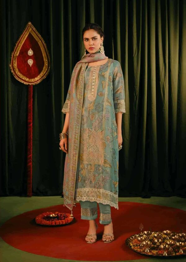 My Fashion Road Jay Vijay Jagmag Exclusive Jacquard Designs Latest Suit | 10514