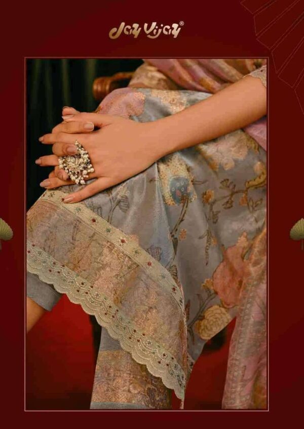 My Fashion Road Jay Vijay Jagmag Exclusive Jacquard Designs Latest Suit | 10511