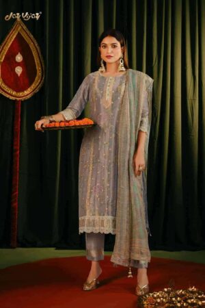 My Fashion Road Jay Vijay Jagmag Exclusive Jacquard Designs Latest Suit | 10513
